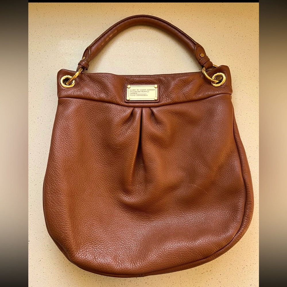 Rebecca Minkoff Large Leather Crossbody Shoulder Bag Brown